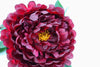 Peony Princess Artificial Flower - Large Burgundy Red 80cm
