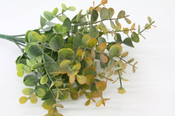 Eucalyptus Artificial Bush - Rust Green 32cm