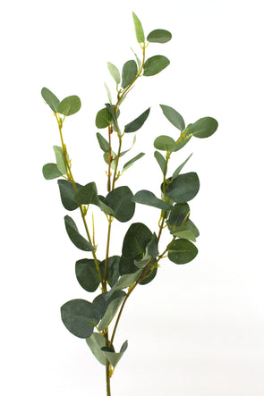 Eucalyptus Dollar Gum Native Artificial Flower Foliage Spray - Green 76cm