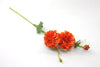 Dahlia Artificial Flower Spray - Orange 60cm