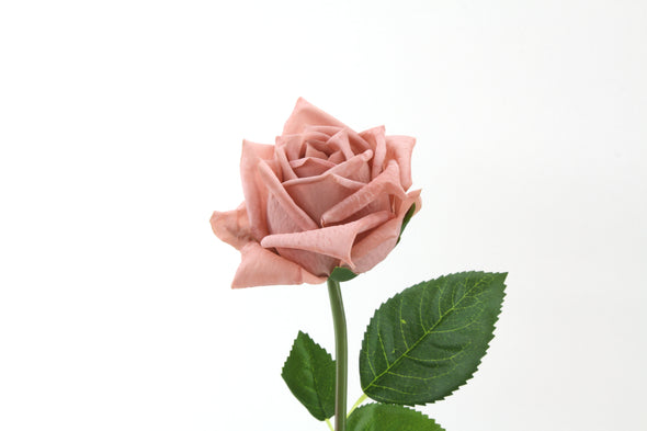 Rose Lola Real Touch Artificial Flower - Dusty Pink 46cm