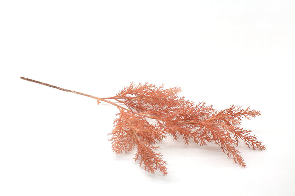 Artificial Cypress Fern Spray - Dusty Pink 60cm