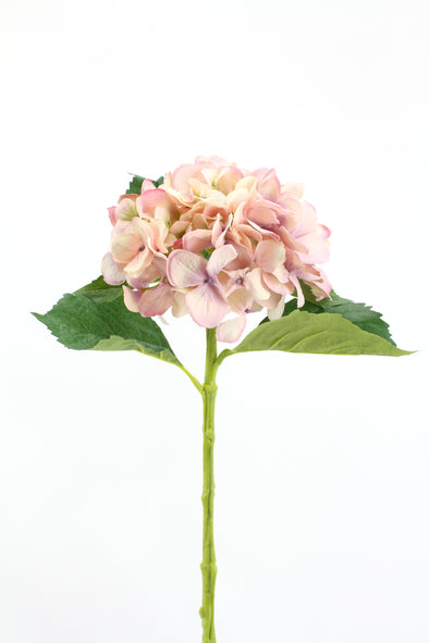 Hydrangea Artificial Flower - Pink Mauve 49cm