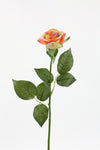 real touch rainbow coloured rose stem