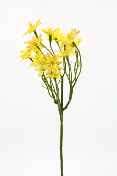 yellow artificial sea aster flower stem