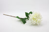 Dahlia Large Artificial Flower With Curl Petals - White 62cm