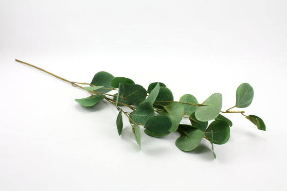 Eucalyptus Dollar Native Artificial Flower Foliage Spray - Green 90cm