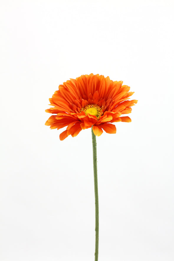 Gerbera Artificial Flower - Orange 62cm
