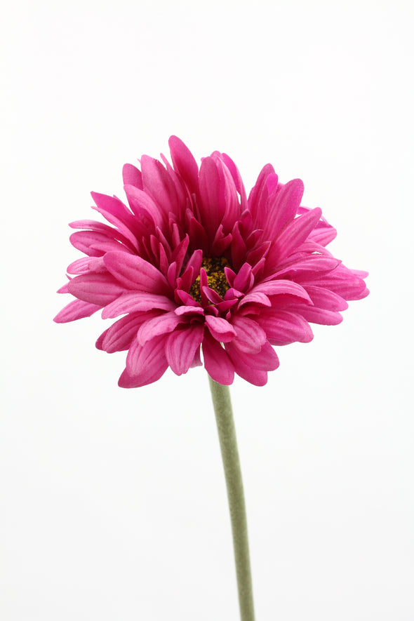 Gerbera Real Touch Artificial Flower - Magenta 60cm