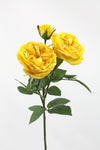 Yellow Louis Rose Artificial Flower Spray