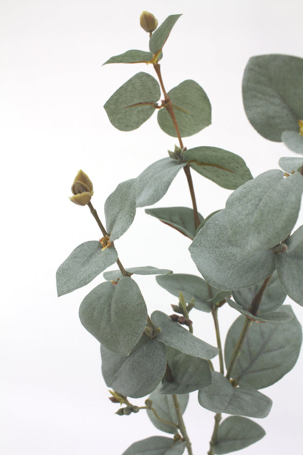 Eucalyptus Native Artificial Flower Foliage Spray - Misty Green 66cm