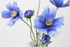 Cosmos Artificial Flower Spray - Blue 60cm