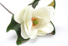Magnolia Stem Artificial Flower Early Bloom White Real Touch 60cm