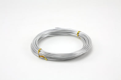Wire Aluminium Silver 2mmx12m - 12 Gauge 100g