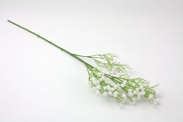 Baby's Breath (Gypsophila) Artificial Flower Spray - White 62cm