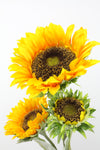 Sunflower Artificial Flower Spray Yellow 88cm