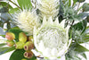 Cream Green Native Protea, Banksia and Gumnut Artificial Flower Arrangement