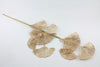 Ginkgo Artificial Leaf Spray Metallic Gold 70cm
