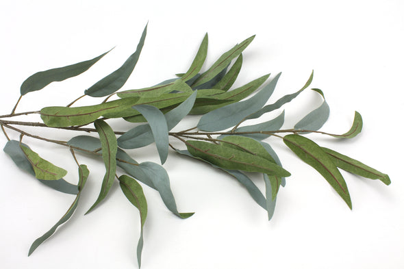 Eucalyptus Gum Leaf Spray Grey Green 84cm