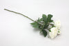 Louis Rose Artificial Flower Spray- White 60cm