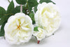 Louis Rose Artificial Flower Spray- White 60cm