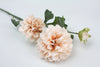 Dahlia Artificial Flower Spray - Blush 65cm