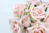 Small Cici Rose Bunch Soft Pink Real Touch 20cm