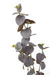 Eucalyptus Native Artificial Flower Foliage Spray - Misty Brown 85cm