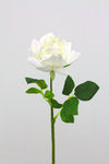 Rose Cynthia White Real Touch 43cm - wholesale price available